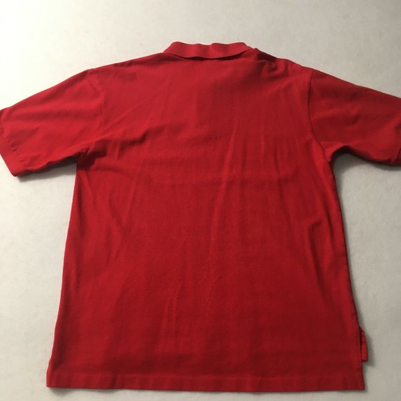 #GG Cross Creek Chimney Rock Golf Course/Napa Valley Polo Shirt Mens Large Red - Picture 6 of 7